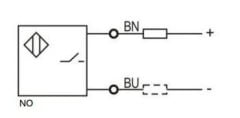 LR12TBF02DLO M12 2 KABLOLU NO 10-30VDC İndüktif Sensör LANBAO