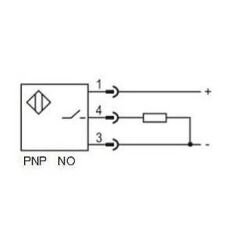 LR08TBN04DNOY M8 4mm NPN NO 10-30VDC Kablolu İndüktif Sensör LANBAO