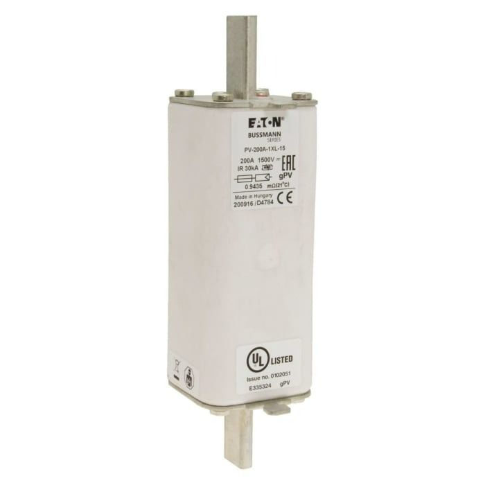 Eaton 200A Tag Fuse, 1XL, 1.5kV Sigorta PV-200A-1XL-15
