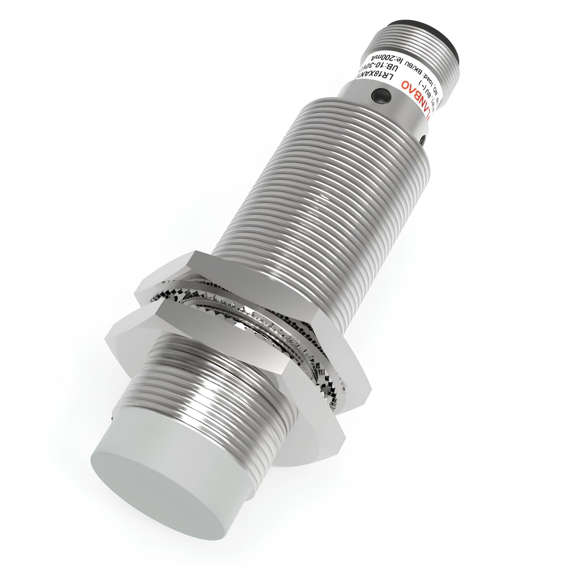 LANBAO LR18TBF08DPOY-E2 M18 PNP NO 8mm Konnektörlü İndüktif Sensör