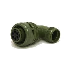 MS3108-14S-6S 6 Pinli 90 Derece Dişi Askeri Tip Konnektör