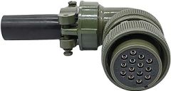MS3108-20-27S 14 Pinli 90 Derece Dişi Askeri Tip Konnektör