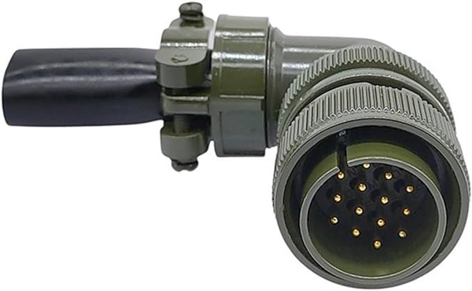 MS3108-20-27P 14 Pinli 90° Derece Erkek Askeri Tip Konnektör