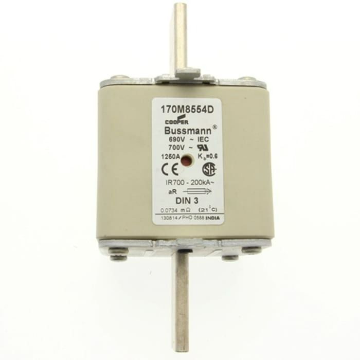 Eaton 170M8557D Cooper Bussmann 1.6kA Bıçaklı Sigorta 3, aR