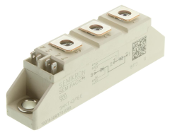 Semikron, SKKT 42/16 E Çift Tristör Modülü, SCR, 40A, 1600V