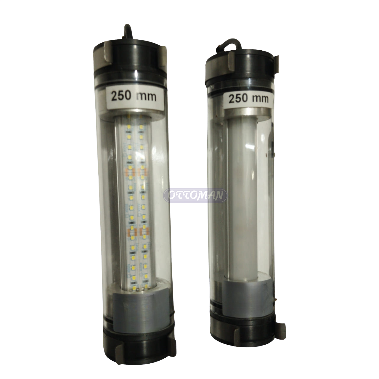 OSAC-TP25/24 CNC Tezgah LED Aydınlatma – Su ve Yağa Dayanıklı Endüstriyel Makine Lambası (Şeffaf/Buz Beyazı)