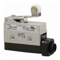 Omron - D4MC-2020 Kapalı switch, makaralı orta uzunlukta levye kol, SPDT, 10 A
